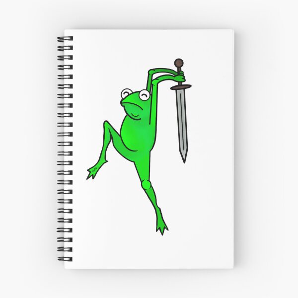 Item preview, Cute sword fighting frog  designed and sold by merksucks.