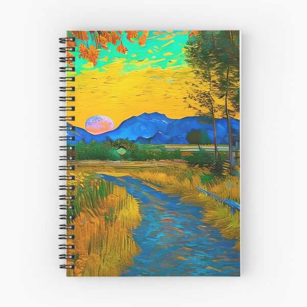 Item preview, Mountain Path: A Scenic Oil Painting designed and sold by DreamPrint Collective.