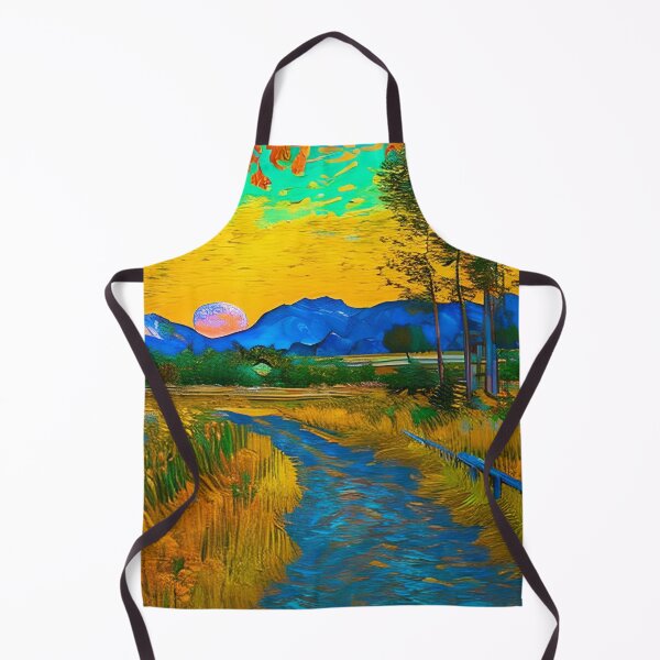 Item preview, Mountain Path: A Scenic Oil Painting designed and sold by DreamPrint Collective.