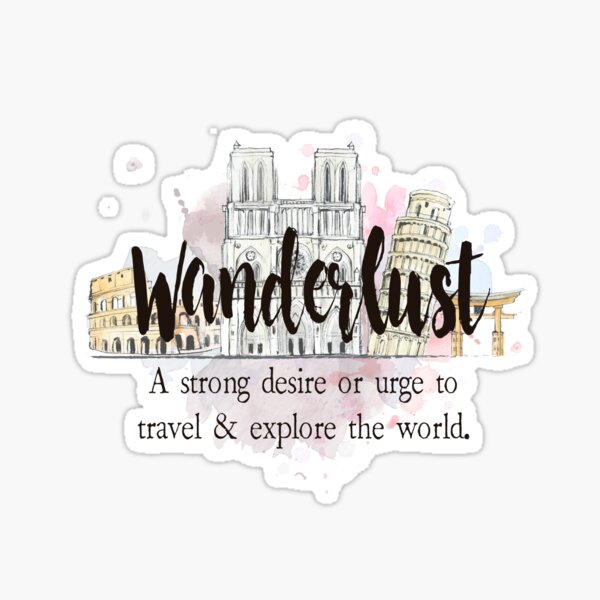 Wanderlust Sticker