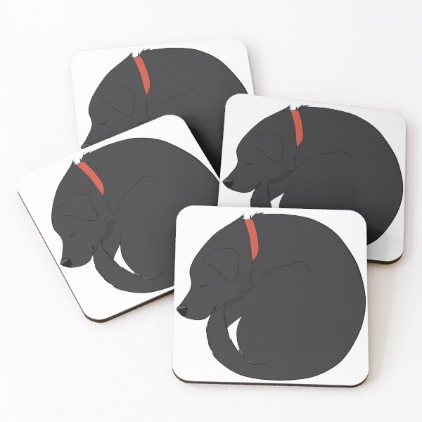 Item preview, Curled Up Black Lab designed and sold by EdruEmu.