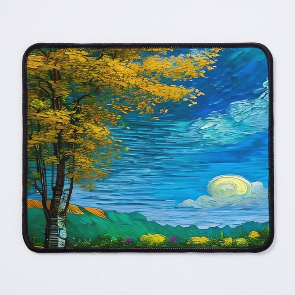 Item preview, Golden Fields: An Idyllic Oil Painting designed and sold by DreamPrint Collective.