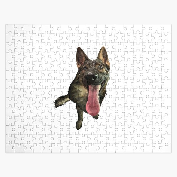 Sable German Shepherd Dog Jigsaw Puzzle