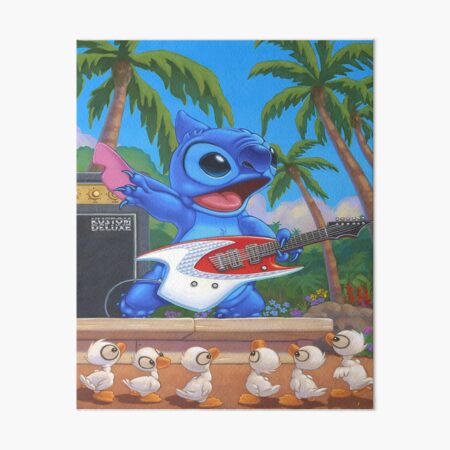 Vista previa del artículo con la obra «Lilo y Stitch», diseñado y vendido por trinkleintelle.