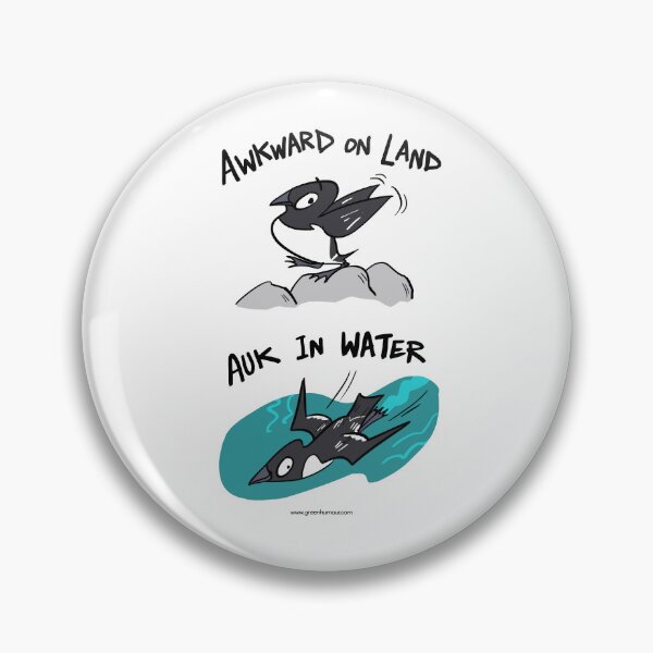 Item preview, Awkward on Land Auk in Water designed and sold by Green Humour.