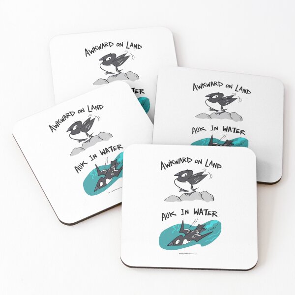 Item preview, Awkward on Land Auk in Water designed and sold by Green Humour.
