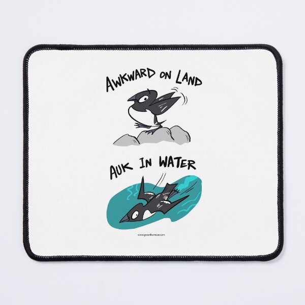 Item preview, Awkward on Land Auk in Water designed and sold by Green Humour.