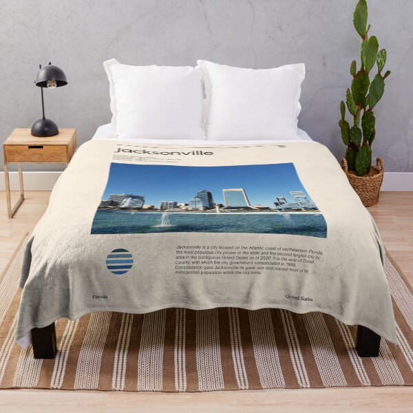 Item preview, Jacksonville (Travel poster) designed and sold by RabbitK.