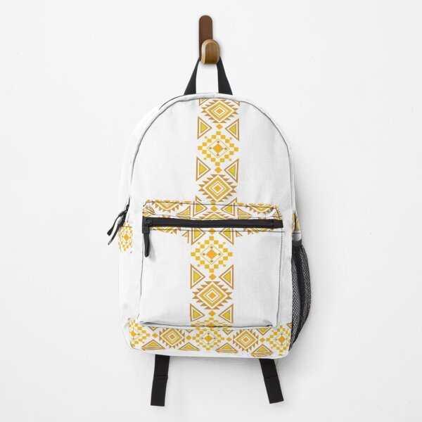 Item preview, Ethiopian and Eritrean Inspired Print White and Gold designed and sold by exotikcocotte.