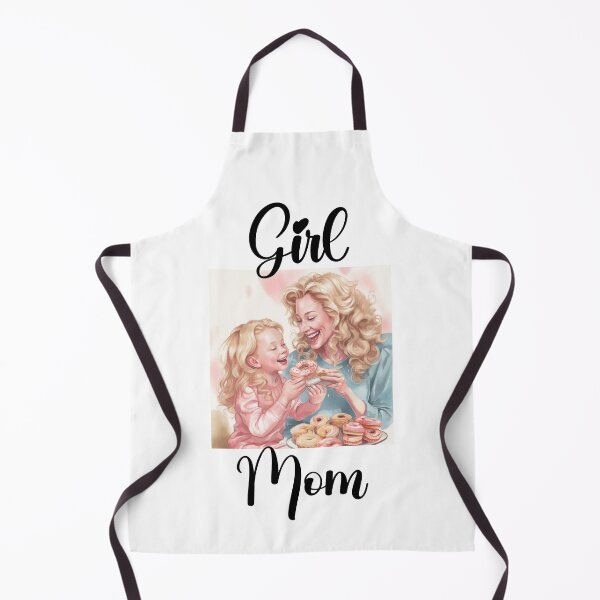 Item preview, Cute Girl Mom Mother's Day T-Shirt/ Cute Girl Mom Sweatshirt/ Mothers Day Gifts/Girl Mom Apron/ Baby Shower T-Shirt Gift designed and sold by KingdomKubs.