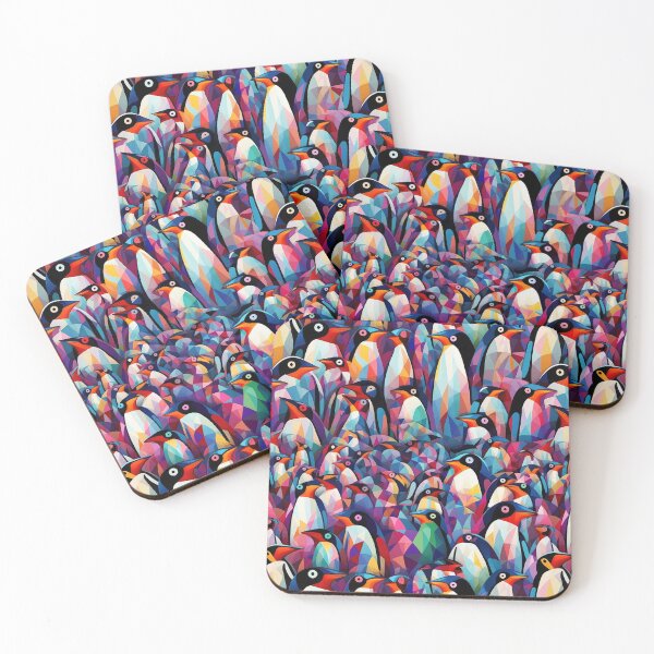 Item preview, Get Playful with Our All-Over Colorful Penguin Collection - Apparel and Homeware for Penguin Lovers! designed and sold by ThePurpleMelon.
