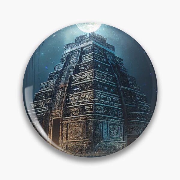 Item preview, Mayan temple in jungle designed and sold by Free-Your-Mind-.