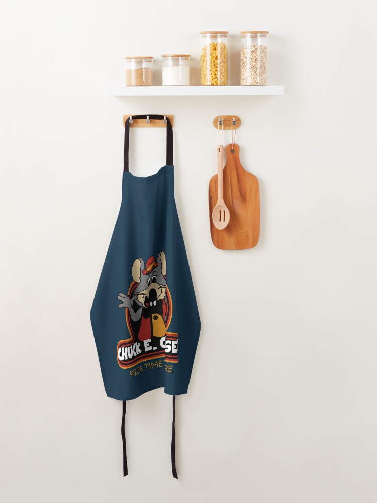 Carolina Blue Chuck E. Cheese's After Hours Kitchen Aprons, Funny Kitchen  Aprons sold by Initial Salaidh, SKU 40243179