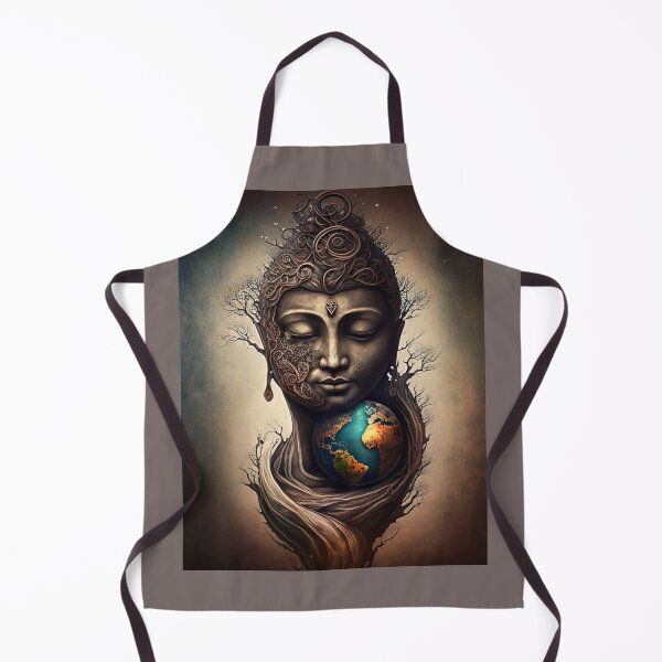 Item preview, Lord Buddha with the World designed and sold by MedusaPrintArt.