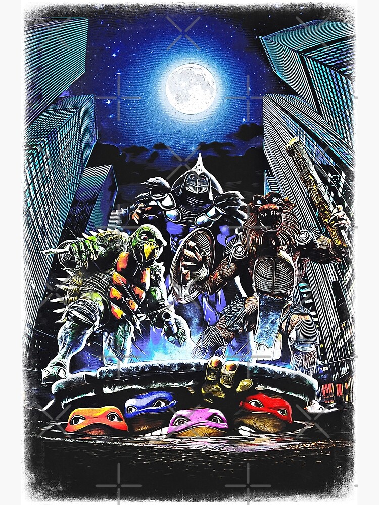 Teenage Mutant Ninja Turtles Villains Print popular