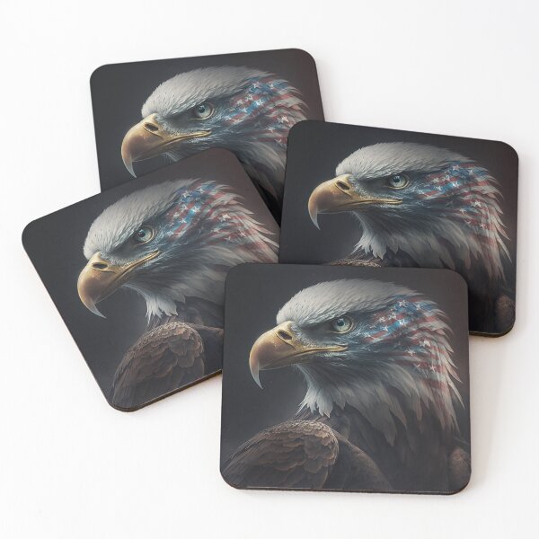 Item preview, Traditional American Eagle and Flag designed and sold by Jades-Corner.