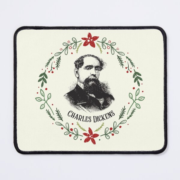 Item preview, Vintage Christmas Charles Dickens Portrait designed and sold by IceCreamMuseum.