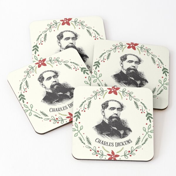 Item preview, Vintage Christmas Charles Dickens Portrait designed and sold by IceCreamMuseum.