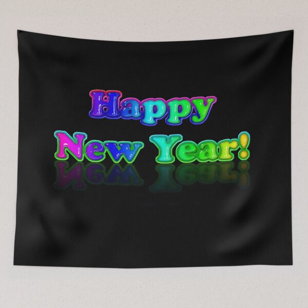 Item preview, A Colourful Happy New Year by patjila designed and sold by patjila.