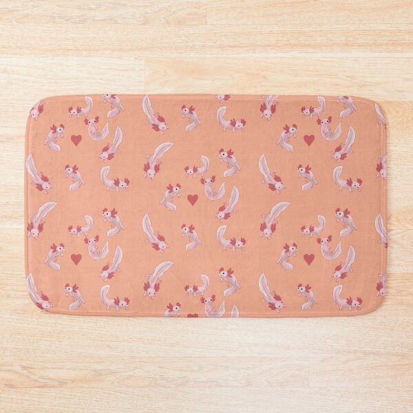 Item preview, Axolotl Pattern Peachy designed and sold by Ashley Gagnon.