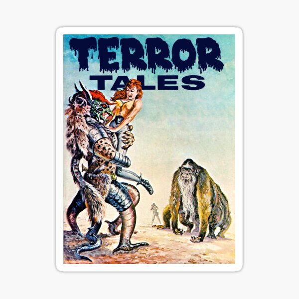 Terror Tales - Textless Eerie Publications Cover Art 1 Sticker