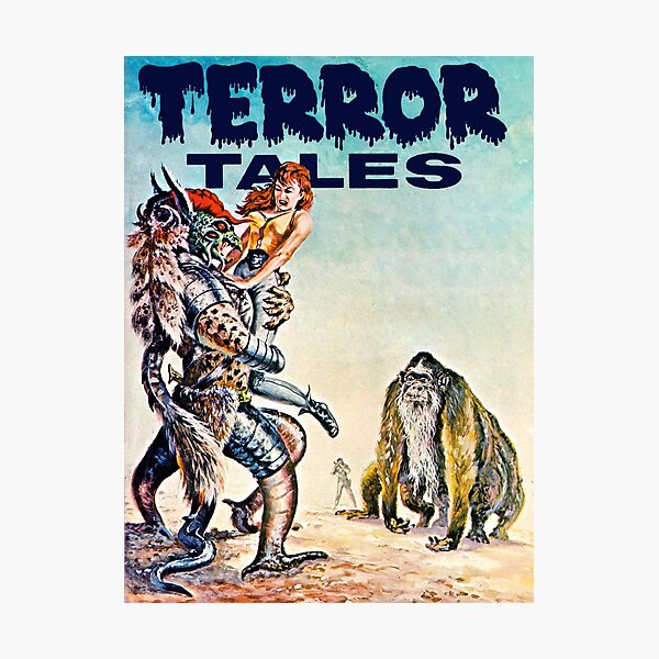 Item preview, Terror Tales - Textless Eerie Publications Cover Art 1 designed and sold by toppestpower.