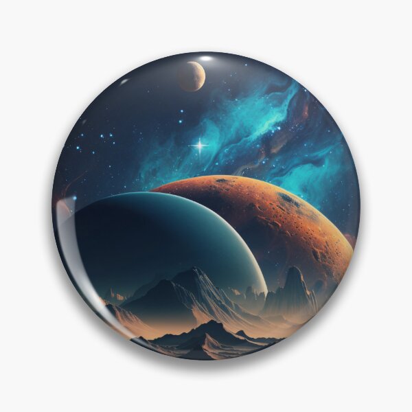 Artikelvorschau, Planetenlandschaft entworfen und verkauft von Graffeine Art.