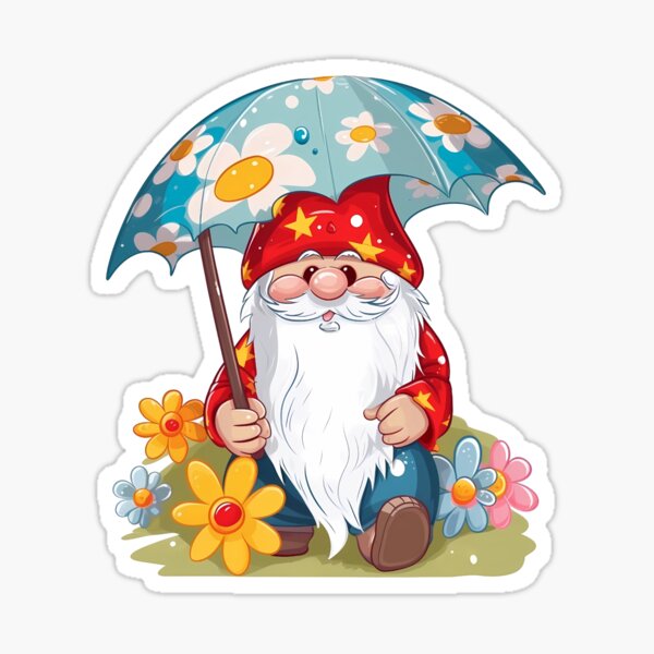 Summer Gnome Sticker