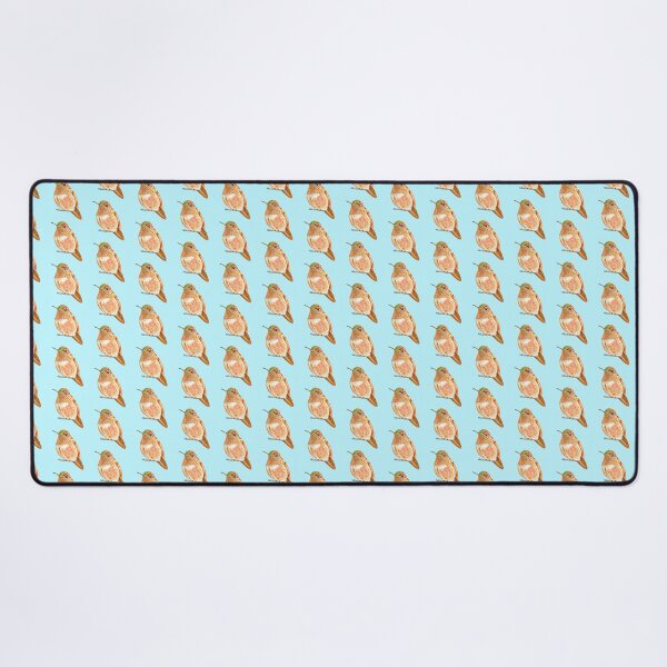 Item preview, Perched Orange Roufus Hummingbird Aqua Background designed and sold by Sockstomistic.