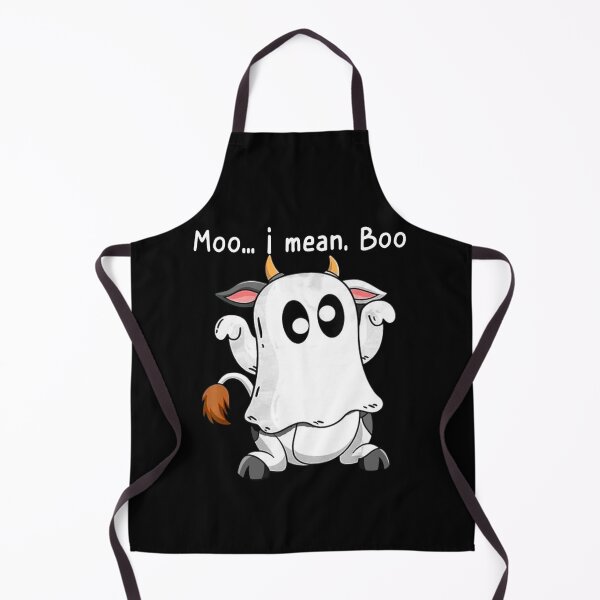 Item preview, Moo I Mean Boo Ghost Cow Ghost Cow Halloween Farmer designed and sold by tracyletts.