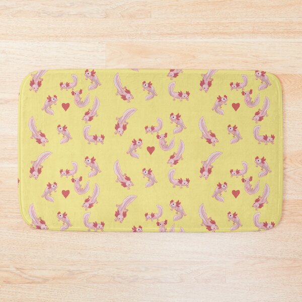 Item preview, Axolotl Pattern Yellow designed and sold by Ashley Gagnon.