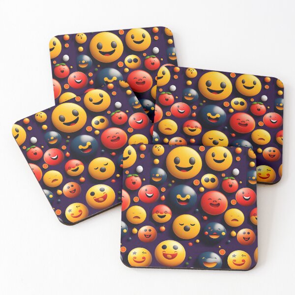 Item preview, Happy Smiley Faces  designed and sold by Digi Artworks Store.