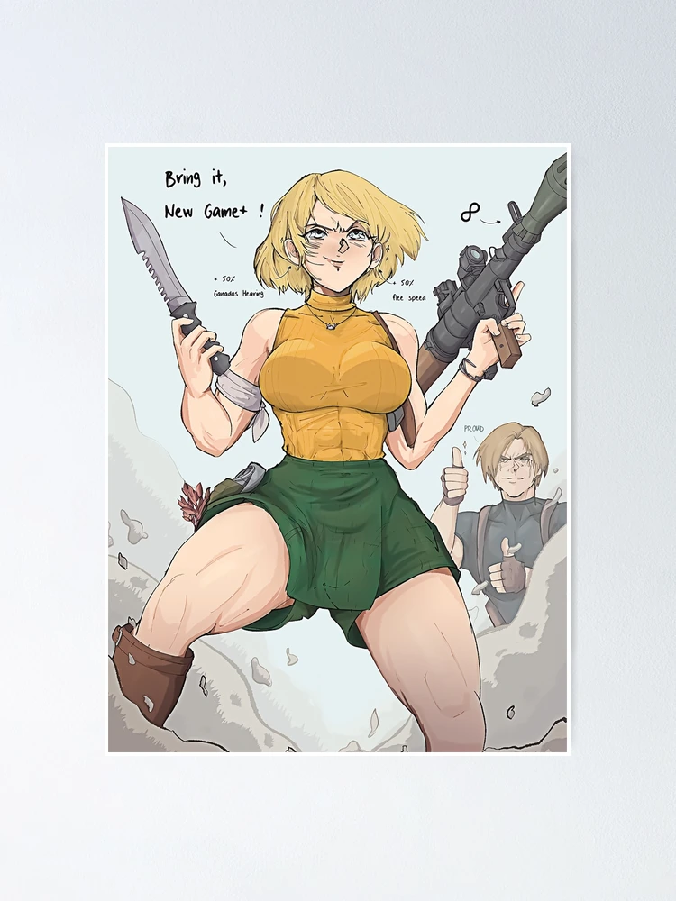 Resident Evil 4 Remake cute Ashley Poster for Sale by vonadive