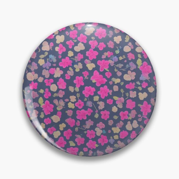 Item preview, Vibrant Pink Wildflowers Pattern designed and sold by Digi Artworks Store.