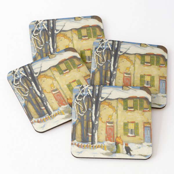 Item preview, Old House, Toronto Winter by Lawren Harris designed and sold by TheRedVineyard.