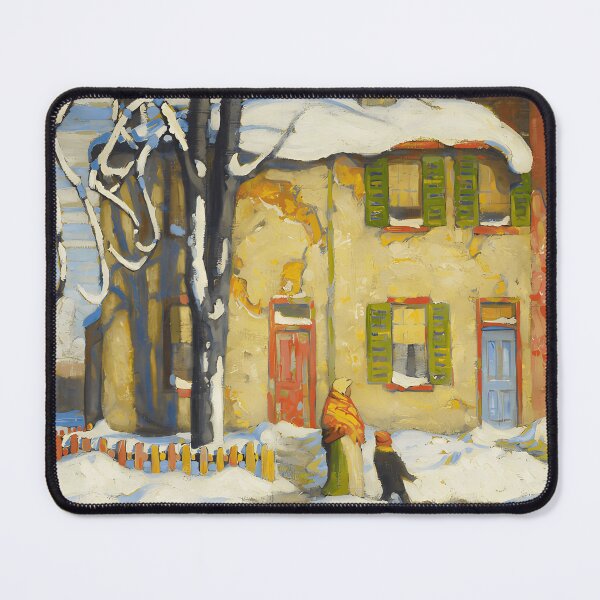 Item preview, Old House, Toronto Winter by Lawren Harris designed and sold by TheRedVineyard.