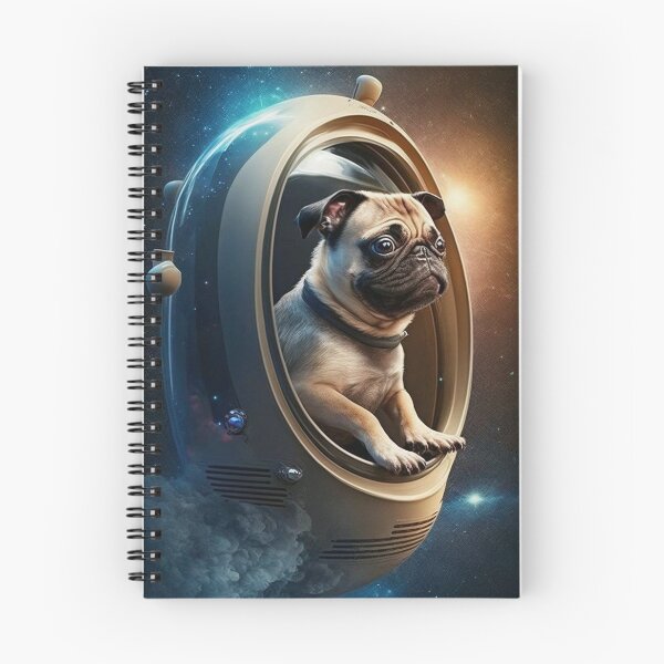 Item preview, Pugtastic Journey: Exploring the Final Frontier designed and sold by ShoppingWarrior.