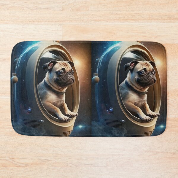 Item preview, Pugtastic Journey: Exploring the Final Frontier designed and sold by ShoppingWarrior.