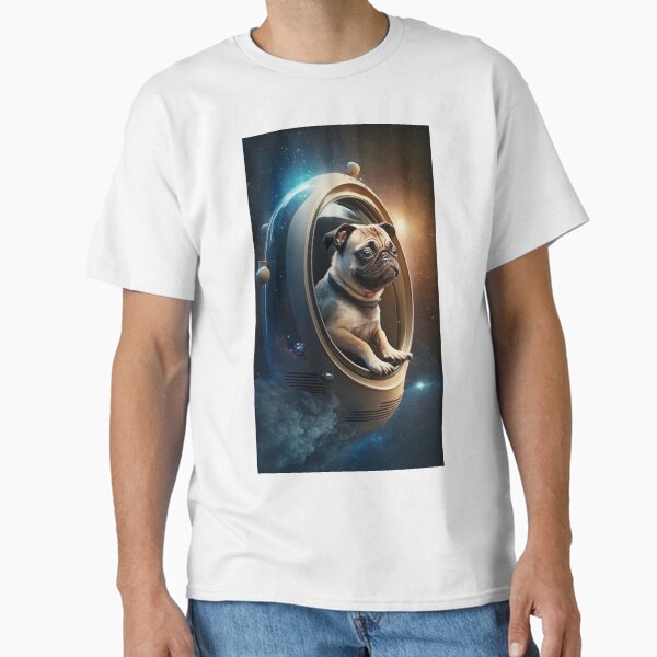 Pugtastic Journey: Exploring the Final Frontier Classic T-Shirt