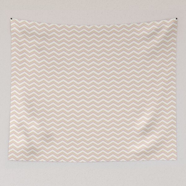 Item preview, Floral Wilderness_simple zig zag_Pattern designed and sold by ElaMilkoDESIGN.
