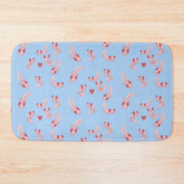 Item preview, Axolotl Pattern Blue designed and sold by Ashley Gagnon.