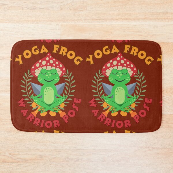 Item preview, Yoga Frog Warrior Pose designed and sold by PARADISEGLOBE.