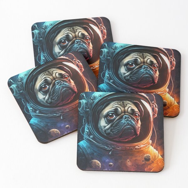 Item preview, Pugtastic Journey: Pugventures In Cosmic Realm designed and sold by ShoppingWarrior.