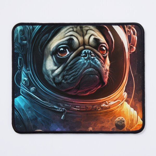 Item preview, Pugtastic Journey: Pugventures In Cosmic Realm designed and sold by ShoppingWarrior.