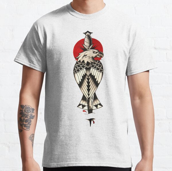 Traditional American eagle with a dagger Classic T-Shirt
