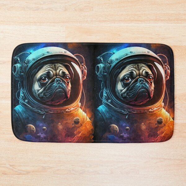 Item preview, Pugtastic Journey: Pugventures In Cosmic Realm designed and sold by ShoppingWarrior.