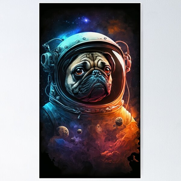 Pugtastic Journey: Pugventures In Cosmic Realm Poster