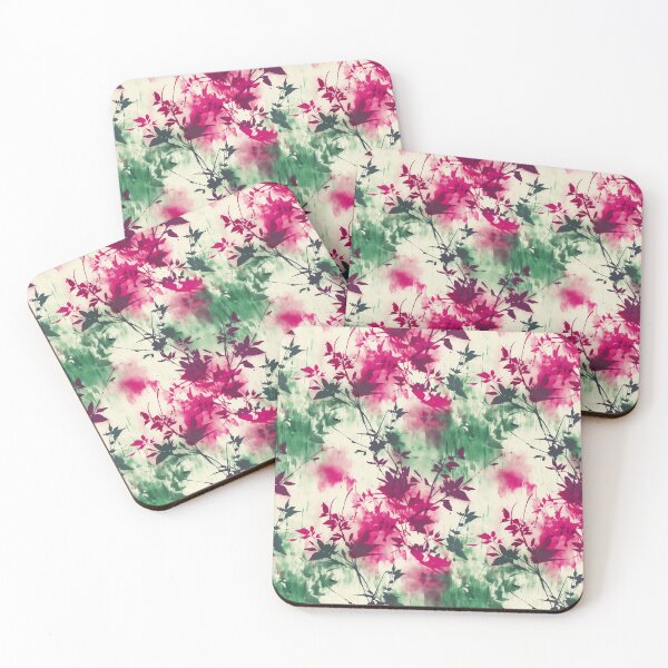 Artikelvorschau, Floral Sumi-e Pattern #4 entworfen und verkauft von MoodMedley.