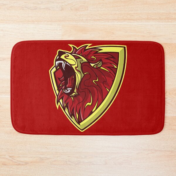 Item preview, gold and red lion of valor shield designed and sold by FamiFrikiV.