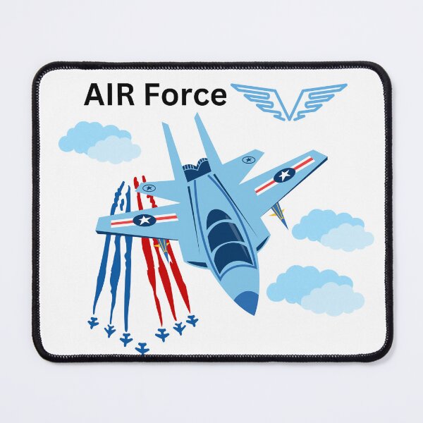 Artikelvorschau, AIR Force USA Jet Rot Weiß Blau entworfen und verkauft von LGMmugsdesign.